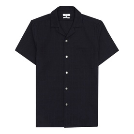 Club Textured Cuban Collar Shirt