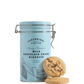 Milk Chocolate Chunk Biscuit Tin 400g