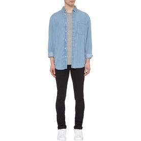 Croft Black Shadow Skinny Leg Jeans