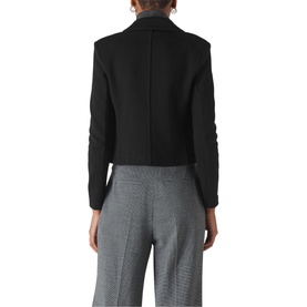 Button Front Jersey Jacket
