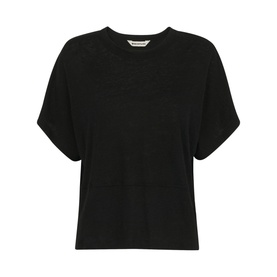 Button Back Linen T-Shirt