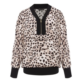 Calla Leopard Print Blouse