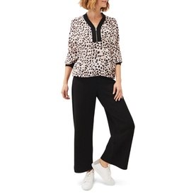 Calla Leopard Print Blouse