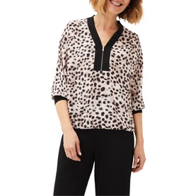 Calla Leopard Print Blouse