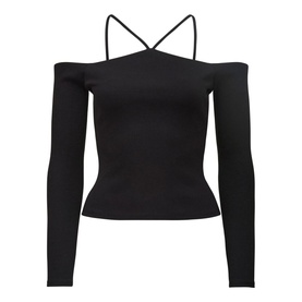 Calesta Cold Shoulder Halter Top