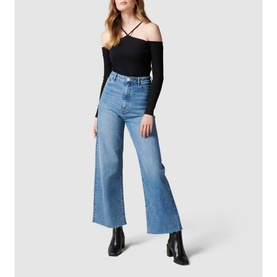 Calesta Cold Shoulder Halter Top