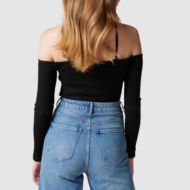 Calesta Cold Shoulder Halter Top