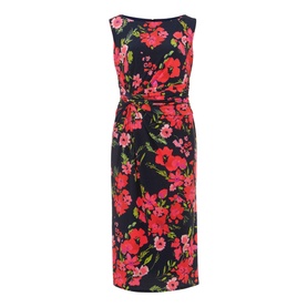 Catrin Floral Slinky Jersey Dress
