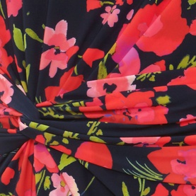Catrin Floral Slinky Jersey Dress