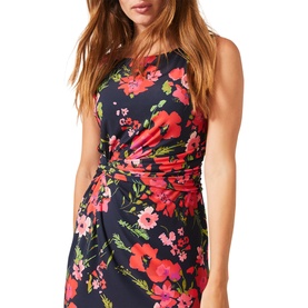 Catrin Floral Slinky Jersey Dress