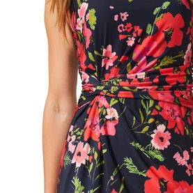 Catrin Floral Slinky Jersey Dress
