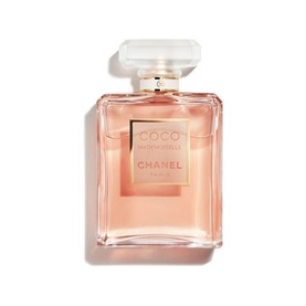 CHANEL Coco Mademoiselle Eau De Parfum Spray 50ml, blush-pink glass bottle with gold label and white cap