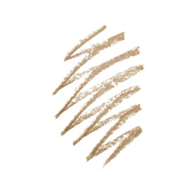 Charlotte Tilbury Brow Cheat brow pencil swatch in Taupe, showing a soft, feathery taupe tone on white background