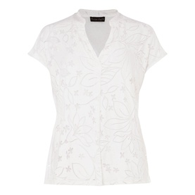 Charleigh Floral Burnout Top