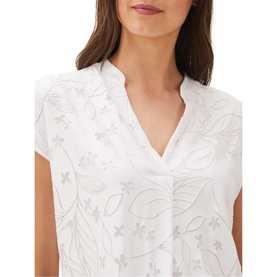 Charleigh Floral Burnout Top