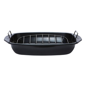 Bakeware Roaster With Rack 0.8Mm Black