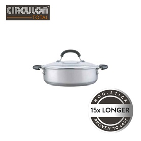 Total Stainless Steel Shallow Casserole 2.8L