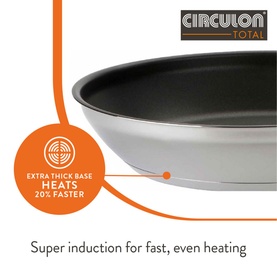 Total Stainless Steel Shallow Casserole 2.8L