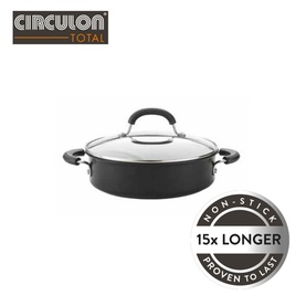 Total Hard Anodized Casserole Dish 24cm