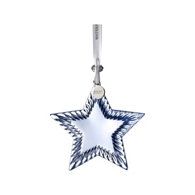 Christmas Star Ornament Topaz Ice