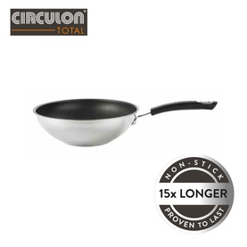 Total Stainless Steel Stir-fry Pan 26cm