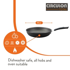 Total Hard Anodized Frying Pan 25cm