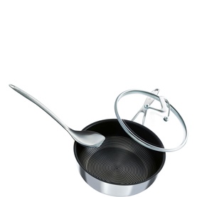 Steel Shield Clad Chef Pan with free Scraping Spoon