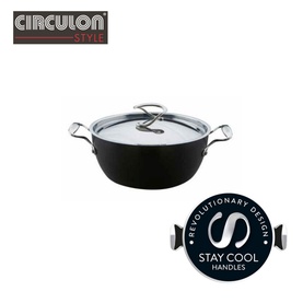 Total Hard Anodized Casserole Dish 24cm