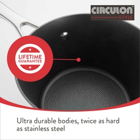Total Hard Anodized Casserole Dish 24cm