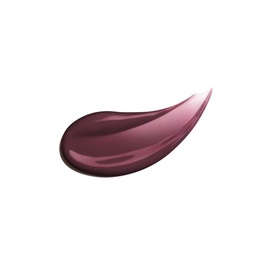 Clarins Instant Light Natural Lip Perfector Balm swatch in deep berry-plum shade, showing glossy creamy texture