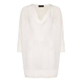 Clare Linen Cowl Neck Top
