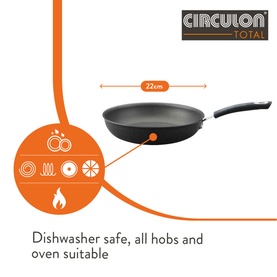 Total Hard Anodized Frying Pan 22cm