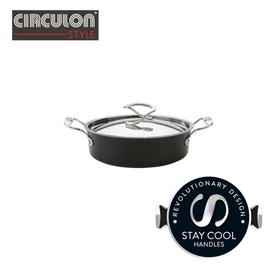 Style Hard Anodized Sauteuse Pan 24cm