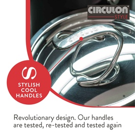 Style Hard Anodized Sauteuse Pan 24cm