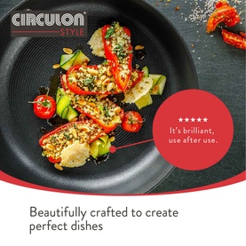 Style Hard Anodized Sauteuse Pan 24cm