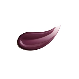 Clarins Instant Light Natural Lip Perfector Balm lip gloss swatch in deep plum-berry shade, glossy finish