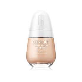 Clinique Even Better Clinical Serum Foundation SPF20 in a 30ml bottle with white twist cap, light beige shade