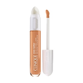 Clinique Even Better All-Over Concealer + Eraser, 6ml, in a warm beige shade with dual-ended applicator and doe-foot wand