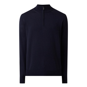 Merino Wool Half-Zip Sweater