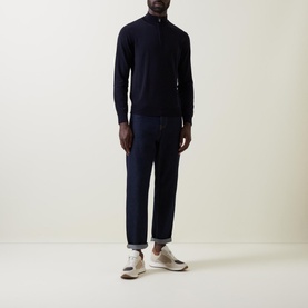 Merino Wool Half-Zip Sweater