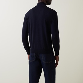 Merino Wool Half-Zip Sweater