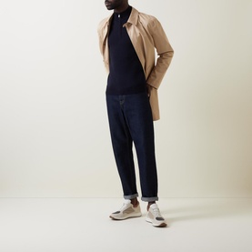 Merino Wool Half-Zip Sweater