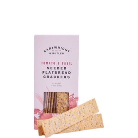 Tomato & Basil Wheat Flatbreads 130g