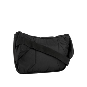 Columbia Zig-Zag Bumbag in black quilted polyester with adjustable crossbody strap and zip compartments
