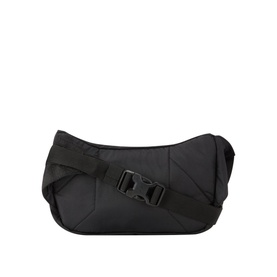 Columbia Zig-Zag Bumbag in black, 100% polyester with adjustable buckle belt, clasp fastening, and two zip compartments