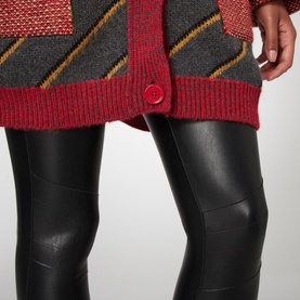 Faux Leather Moto Leggings