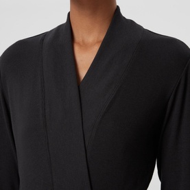 Ribbed Jersey Robe