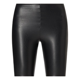 Faux Leather Bike Shorts