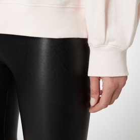 Faux Leather Bike Shorts