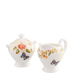 Cottage Garden Cream & Sugar